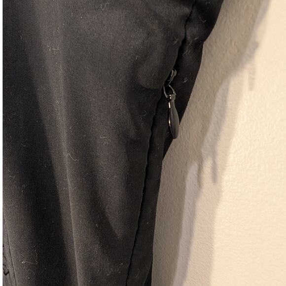 Ann Taylor Black Dress Pockets LBD Casual Office Brunch Church Festive - Size 8 - Picture 8 of 10